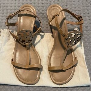 Tory Burch Tan wedge sandal Miller